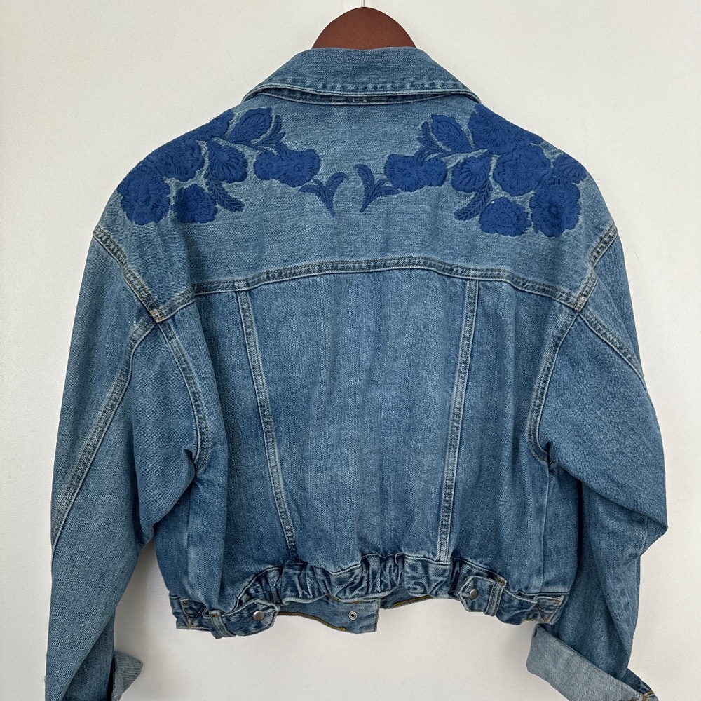 Embroidered Denim jacket